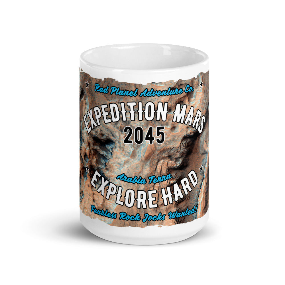 Expedition Mars Arabia Terra 15 oz Ceramic Mug