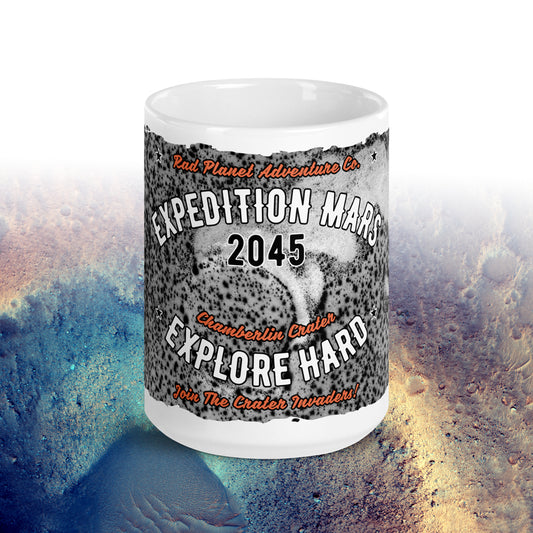 Expedition Mars Chamberlin Crater 15 oz Ceramic Mug