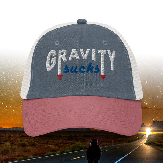 Gravity Sucks Sportsman Unstructured Cap