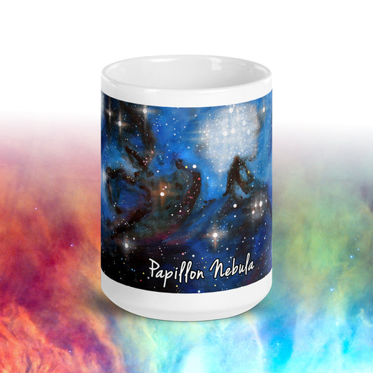 Papillon Nebula 15 oz Ceramic Mug