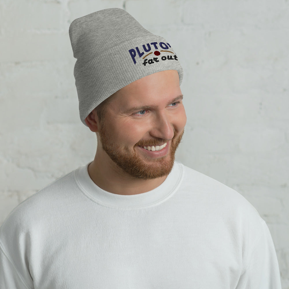 Pluto s Far Out Cuffed Beanie