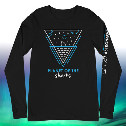 Planet Of The Sharks Long Sleeve Tee