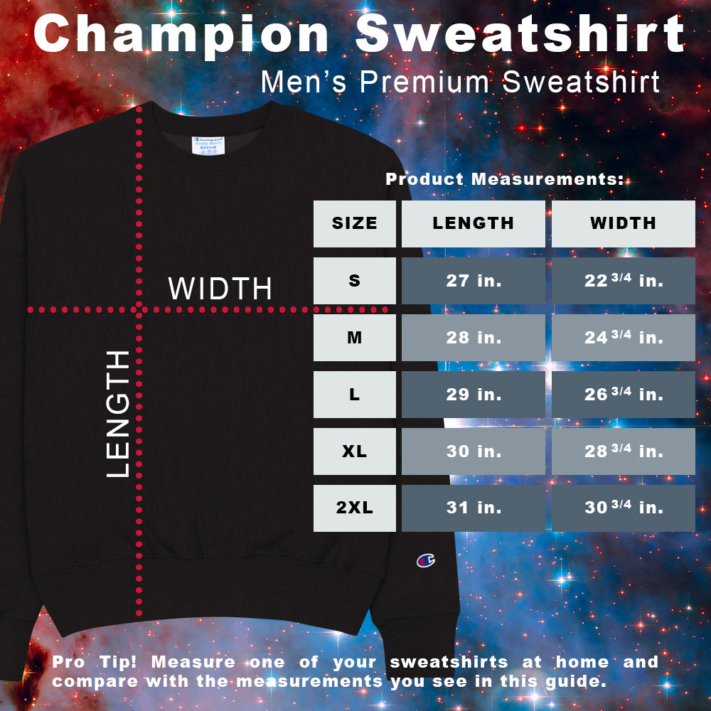 Men’s Champion Sweatshirt "Perfect Light" (Black)