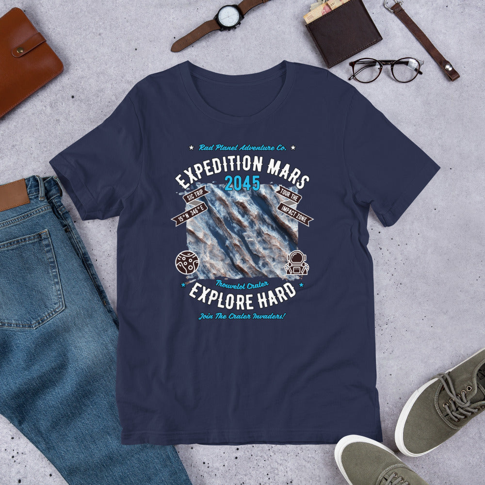Expedition Mars Trouvelot Crater T-Shirt