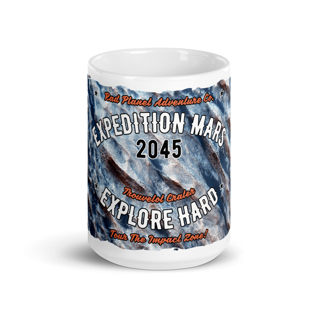 Expedition Mars Trouvelot Crater 15 oz Ceramic Mug