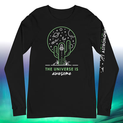 The Universe Is Awesome Long Sleeve Tee