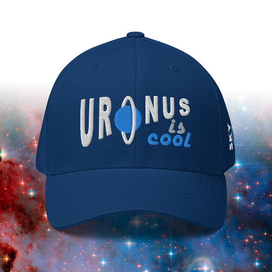 Uranus Is Cool Flexfit Structured Cap